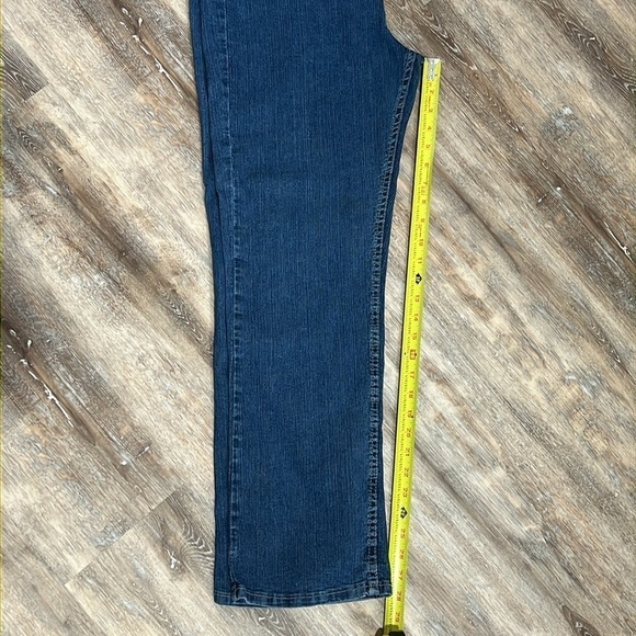 Riders by Lee Curvier Womens 14P Blue Jeans Petite Elastic Waistband - Picture 11 of 16